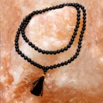 Mala Prayer Beads with 108 Beads, Black Tourmaline, 8 mm Beads - Image 8