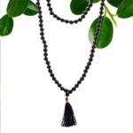 Mala Prayer Beads with 108 Beads, Black Tourmaline, 8 mm Beads - Image 10