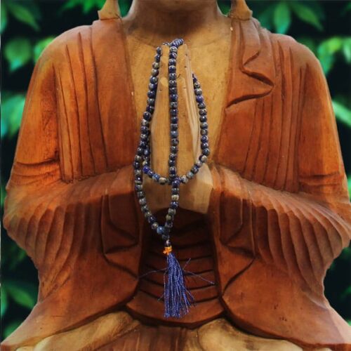 Mala Prayer Beads with 108 Beads, Black Tourmaline, 8 mm Beads - Image 13