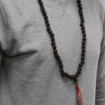 Rudraksha – Black Handmade Mala / Necklace with 108 Beads - Image 2