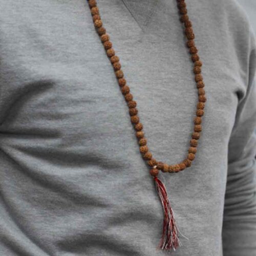 Rudraksha – Handmade Mala / Necklace with 108 Beads - Image 3