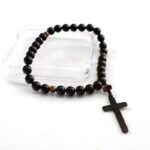 “Divine Path” Prayer Beads – Black Tourmaline and Tiger’s Eye - Image 4
