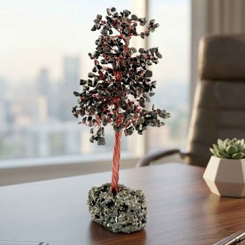 The Tree of Golden Power – Pyrite – natural pyrite druzy and 500 stones - Image 2