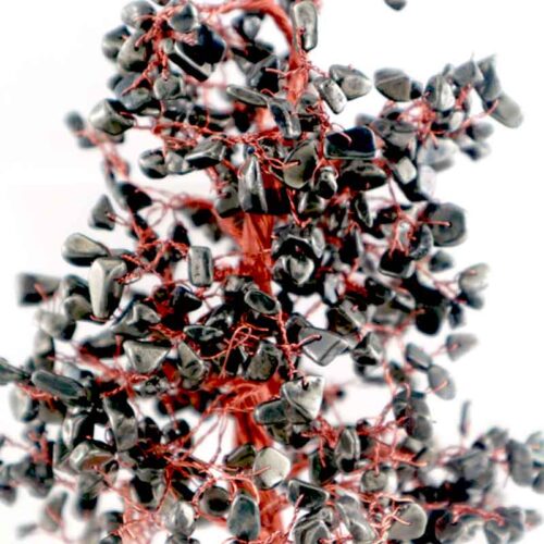 The Tree of Golden Power – Pyrite – natural pyrite druzy and 500 stones - Image 4
