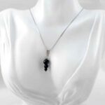 Mystical Protection with Obsidian – Set – Bracelet, Earrings and Necklace (Class A) - Image 3