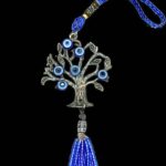 Tree of Life and Blue Eye Hanging Amulet – Triple Power for Prosperity and Protection