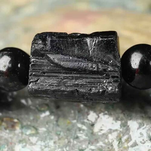 Raw Power from Nature, Black Tourmaline Bracelet - Image 2
