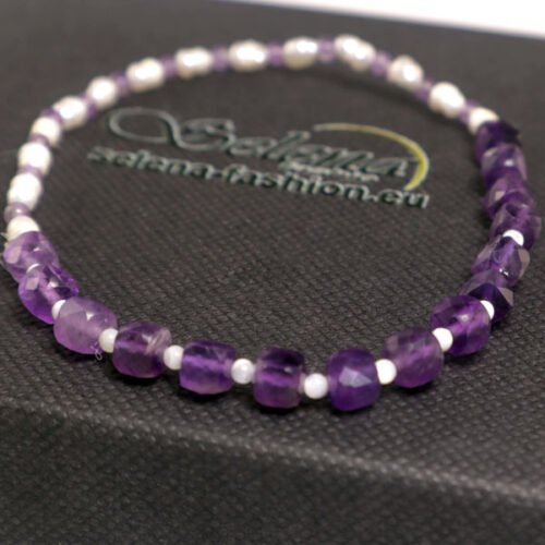 Moonlit Tenderness, Amethyst, Pearls and Mother of Pearl - Image 3