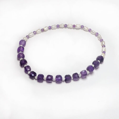 Moonlit Tenderness, Amethyst, Pearls and Mother of Pearl - Image 5