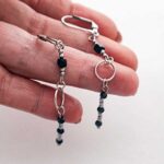 The Black Guardian – Black Tourmaline and Hematite Bracelet with Free Earrings - Image 8