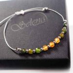 Solar Harmony, Luxury Bracelet with Colorful Faceted Tourmaline - Image 10