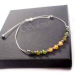 Solar Harmony, Luxury Bracelet with Colorful Faceted Tourmaline