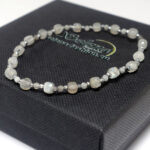 Sunrise Above the Mist, Luxury Bracelet, Faceted Labradorite - Image 2