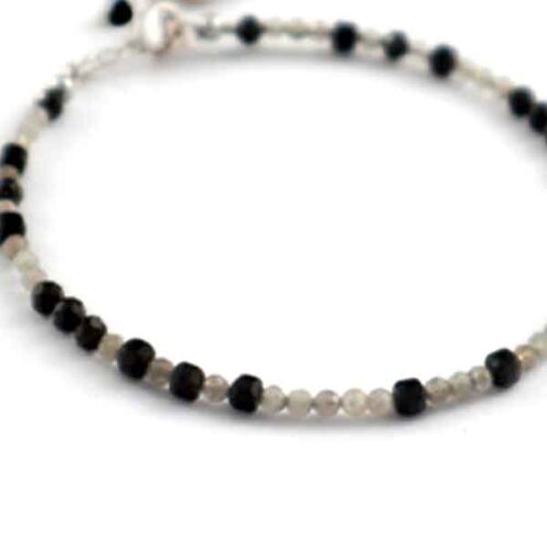 Lunar Protection – Labradorite and Black Tourmaline Bracelet - Image 5