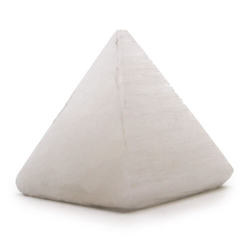 Mini Selenite Pyramid, Class A - Image 2