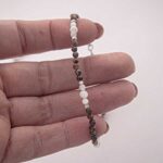 Power of the Storm Set, Pietersite and Mother of Pearl – Bracelet, Earrings, Ring - Image 3