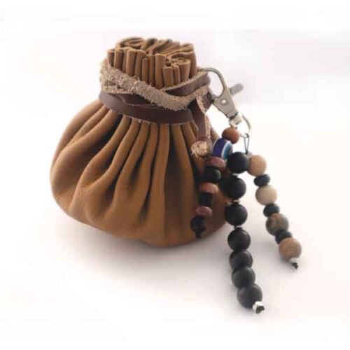 Abundance Amulet - Genuine Leather Pouch - Image 7