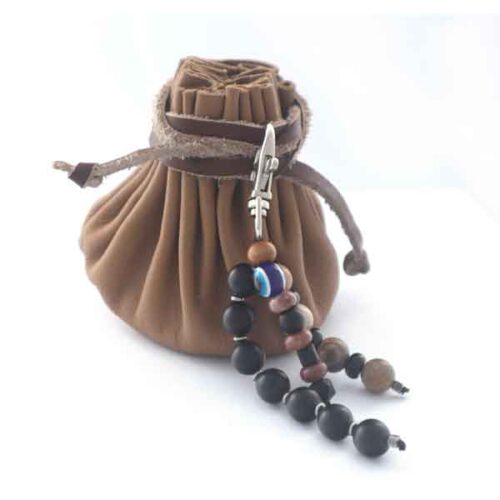 Abundance Amulet - Genuine Leather Pouch - Image 9