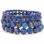 Lapis Lazuli Bracelet with Natural Stones, Class A