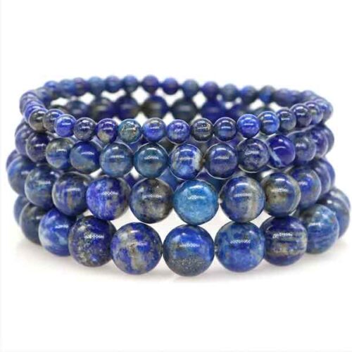 Lapis Lazuli Bracelet with Natural Stones, Class A - Image 7