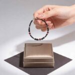 Black Tourmaline, Luxury Bracelet with Tourmaline and Garnet - Image 15