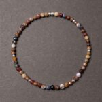 Pietersite Bracelet, 3 mm Faceted Natural Beads, Grade A - Image 10