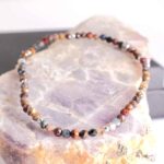 Pietersite Bracelet, 3 mm Faceted Natural Beads, Grade A - Image 4