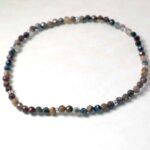 Pietersite Bracelet, 3 mm Faceted Natural Beads, Grade A - Image 6