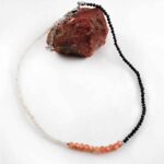 Luxury Asymmetric “Light and Shadow” Necklace | Sunstone, Moonstone and Black Tourmaline - Image 6