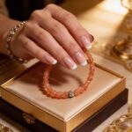 Warm Light Bracelet | Premium Sunstone | Cubes - Image 8