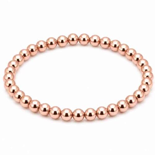 Hematite, Non-Magnetic, Rose Gold – Handmade Bracelet - Image 8