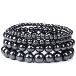 Non-Magnetic Graphite-Black Hematite – Handmade Bracelet