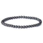 Non-Magnetic Graphite-Black Hematite – Handmade Bracelet - Image 5