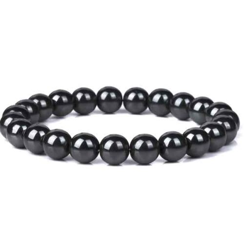 Non-Magnetic Graphite-Black Hematite – Handmade Bracelet - Image 3