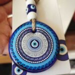 Mandala Amulet with Blue Evil Eye – Symbol of Protection and Harmony - Image 2