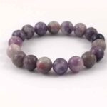 Lepidolite, handmade bracelet, natural stone, Class A - Image 10