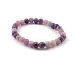Lepidolite, handmade bracelet, natural stone, Class A - Image 5