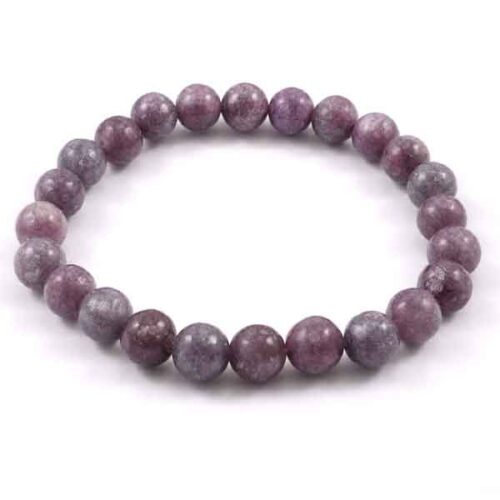 Lepidolite, handmade bracelet, natural stone, Class A - Image 6