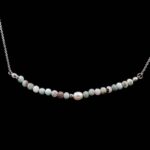 The Power of the Lagoon – Natural Larimar and Pearl Necklace – Premium Grade - Image 2