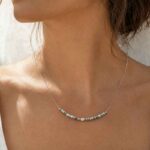 The Power of the Lagoon – Natural Larimar and Pearl Necklace – Premium Grade