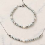 The Power of the Lagoon – Natural Larimar and Pearl Bracelet – Premium Grade - Image 9