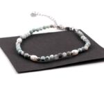 The Power of the Lagoon – Natural Larimar and Pearl Bracelet – Premium Grade - Image 8
