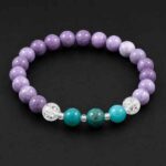 New Horizon - bracelet with Lepidolite, Apatite and Clear Quartz - Image 3