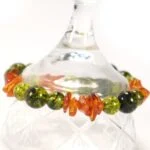 Secret of the Sunrise, bracelet with Olivine (Peridot) and Amber - Image 8