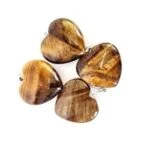 Tiger's Eye, pendant, natural stone, heart - Image 5