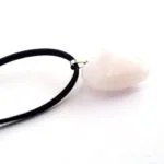 Rose Quartz, pendant, natural stone, heart shape - Image 5