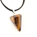 Natural Stone Pendants, Hexagonal Pyramid - Image 26