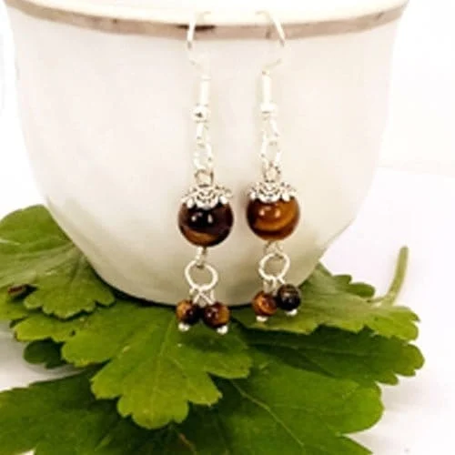 obeci-tigrovo-oko-11777004-7 Demeter, handmade natural stone earrings, Tiger's Eye - Image 1