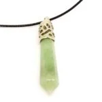 Jade, Pendant, Natural Stone, Long Pendant