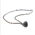 Arwen pendant, Black Tourmaline, with sliding knot - Image 6